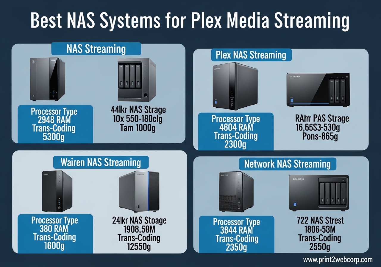 10 Best NAS Systems for Plex Media Streaming (August 2026)