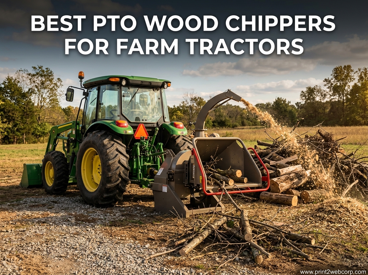 12 Best PTO Wood Chippers for Farm Tractors (August 2026)