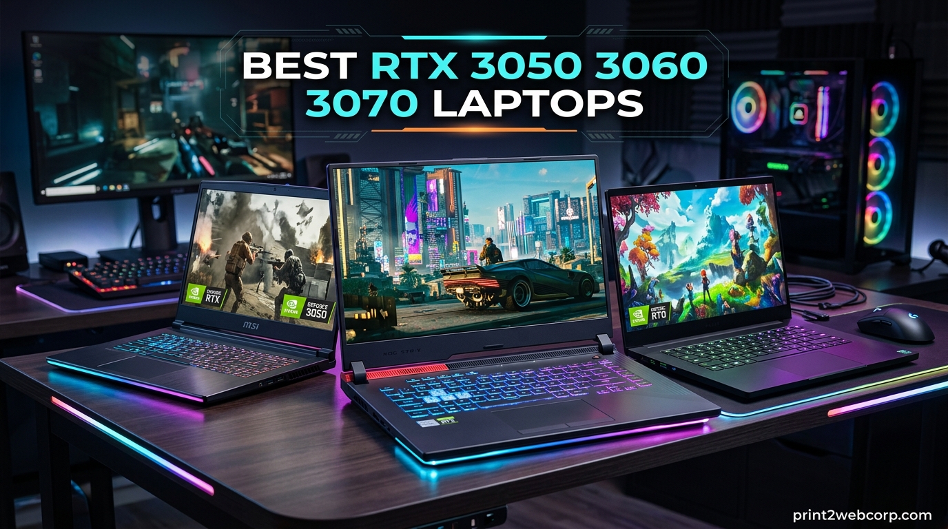 Best RTX 3050 3060 3070 Laptops