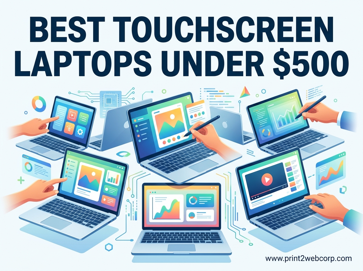 Best Touchscreen Laptops Under $500