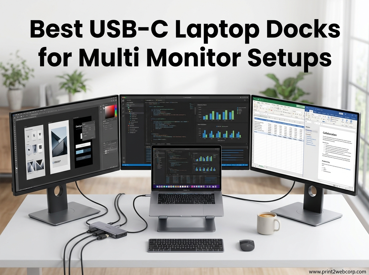 Best USB-C Laptop Docks for Multi Monitor Setups
