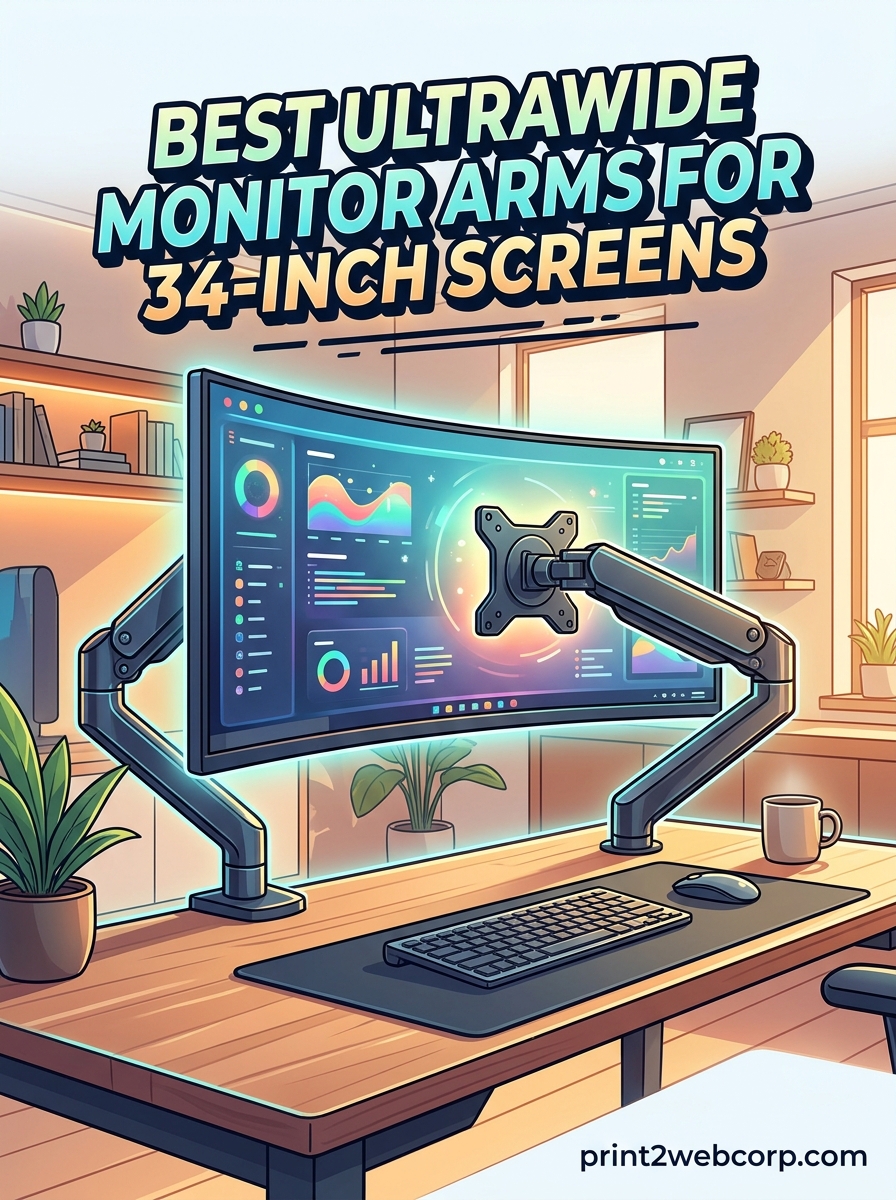 8 Best Ultrawide Monitor Arms for 34-Inch Screens (August 2026)