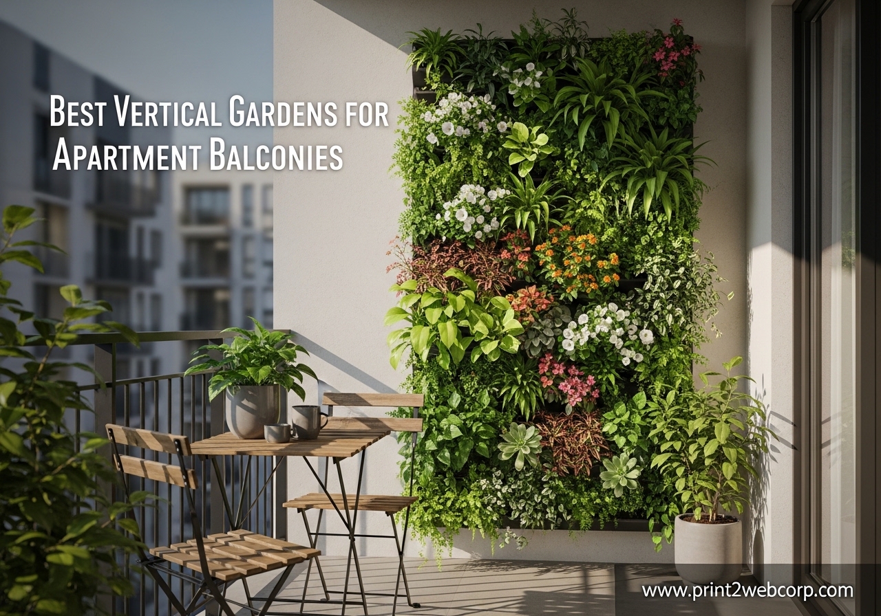 Best Vertical Gardens for Apartment Balconies
