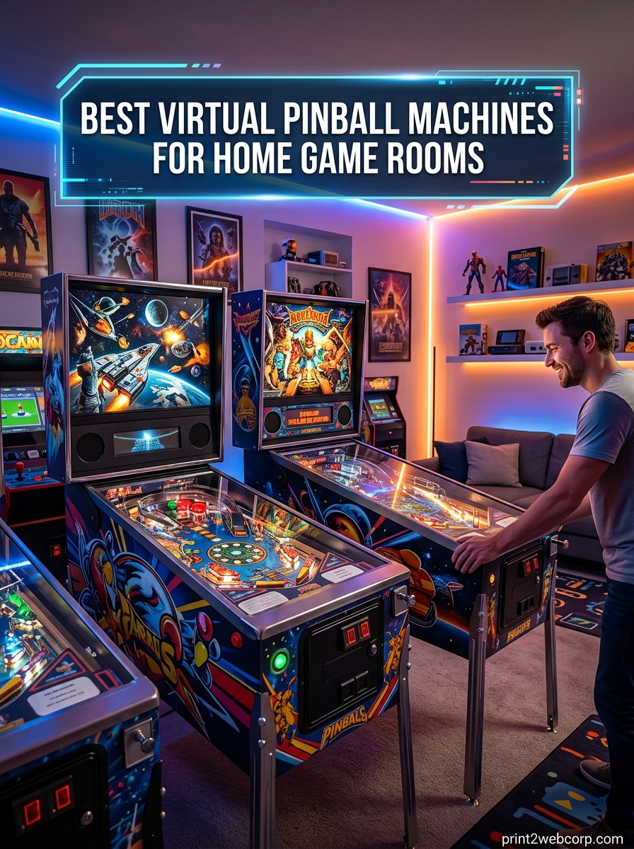 Best Virtual Pinball Machines for Home Game Rooms