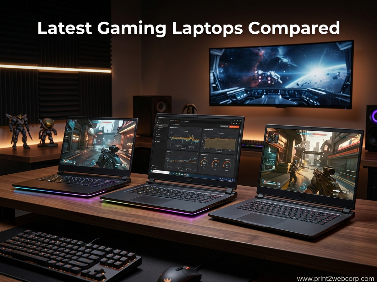 Latest Gaming Laptops Compared