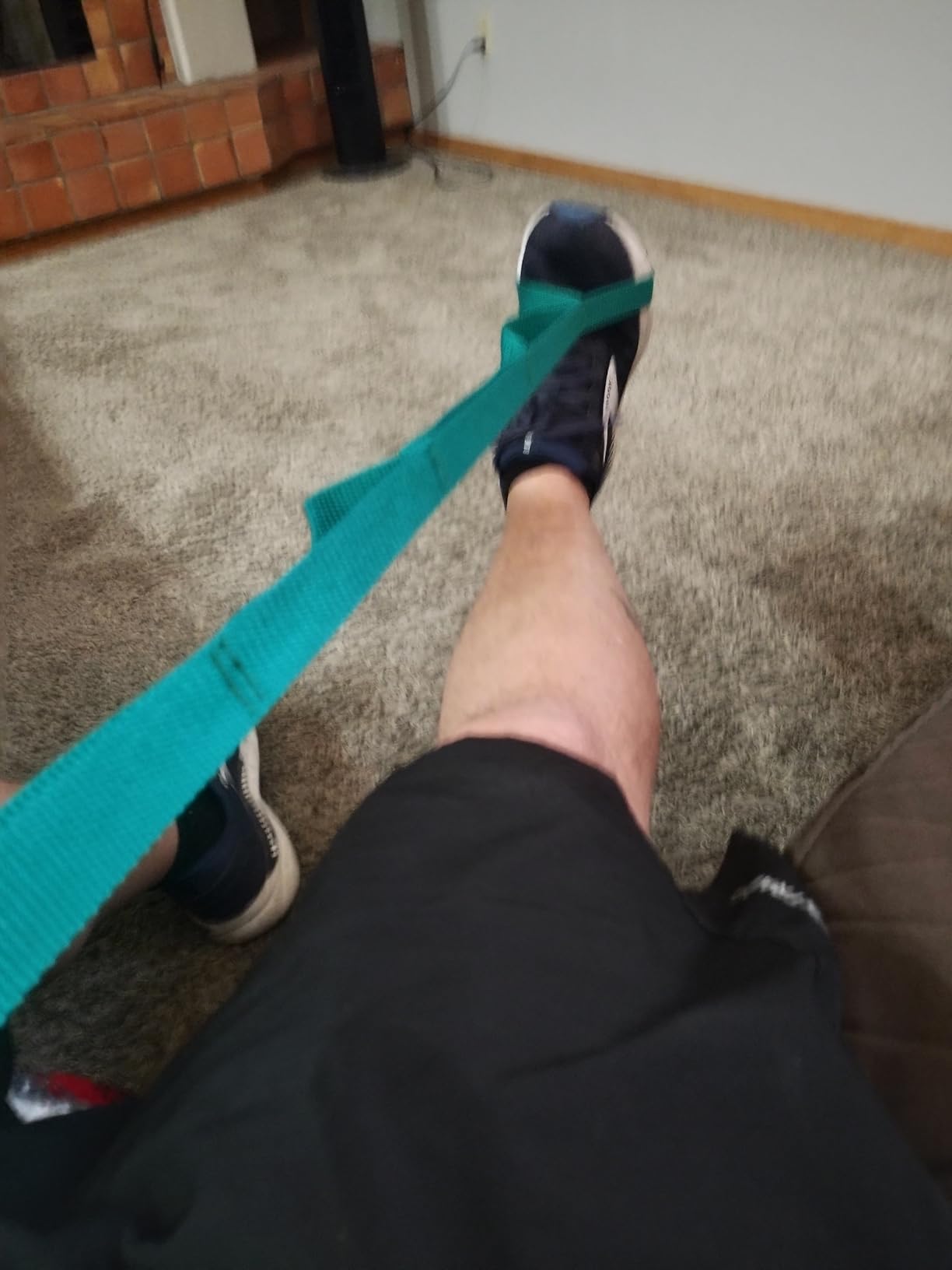 OPTP The Original Stretch Out Strap with Exercise Book, for Flexibility and Mobility Exercises. Stretch Out Straps for Physical Therapy, Yoga Stretching Strap and Knee Therapy Strap. Made in the USA customer photo 2