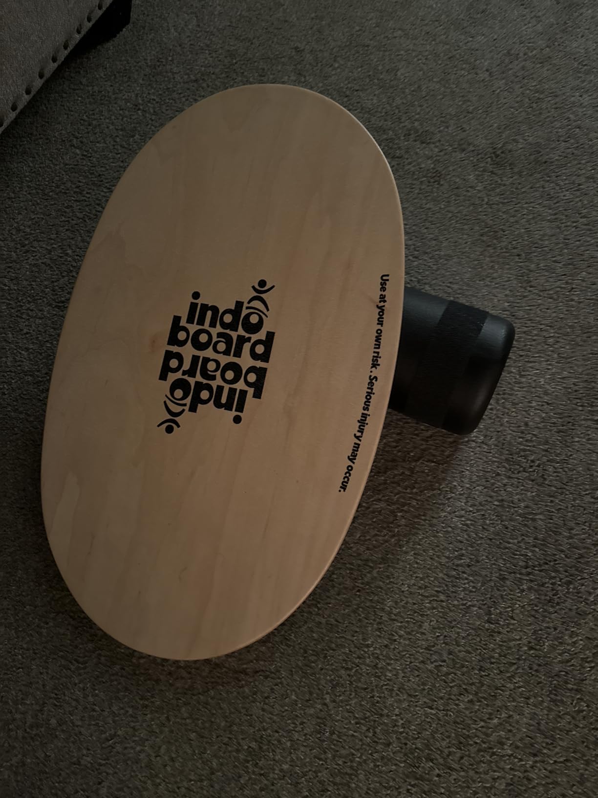 The Original Indo Board - Balance Board Trainer for Core Strength, Stability & Athletic Performance - Surfing, Skateboarding, Snowboarding, Yoga, Physical Therapy & More. Includes Board and Roller. customer photo 1