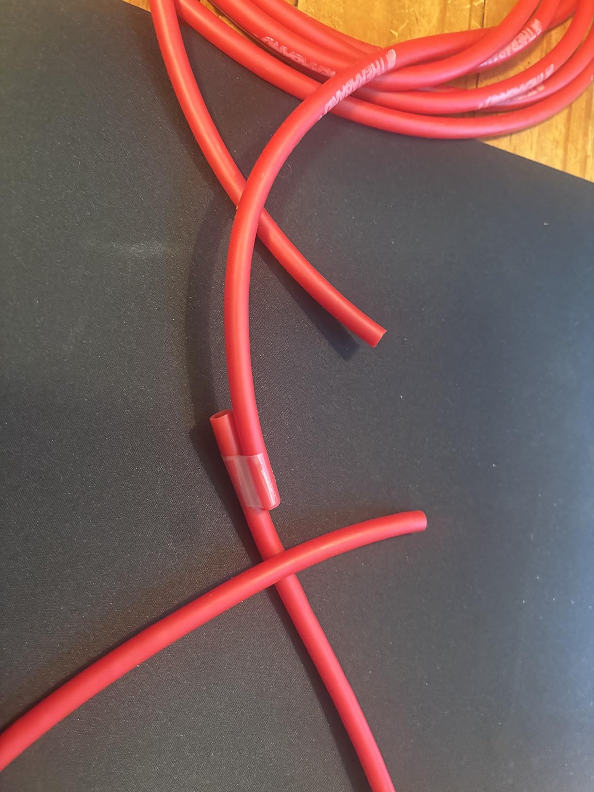 THERABAND Latex Resistance Tubing, Red, Medium Level 2, 25 ft Roll, Professional Grade for Upper and Lower Body Workouts, Cut-to-Length, Color-Coded Resistance Levels customer photo 1