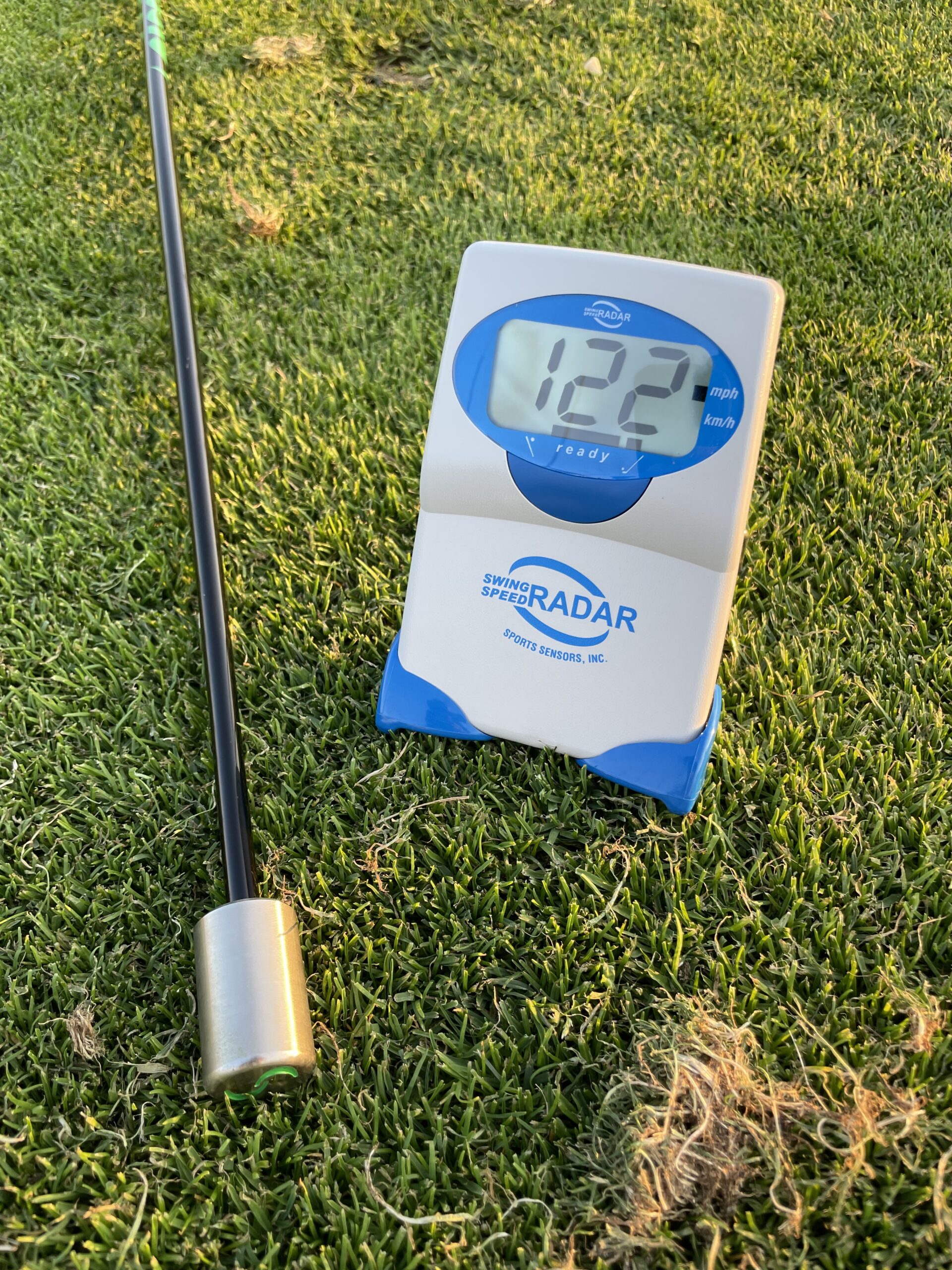 Swing Speed Radar - Golf Training Tool - Accurate Club Speed Measurement 20-200 MPH - Portable Doppler Radar for Distance & Consistency Training - US Made customer photo 2