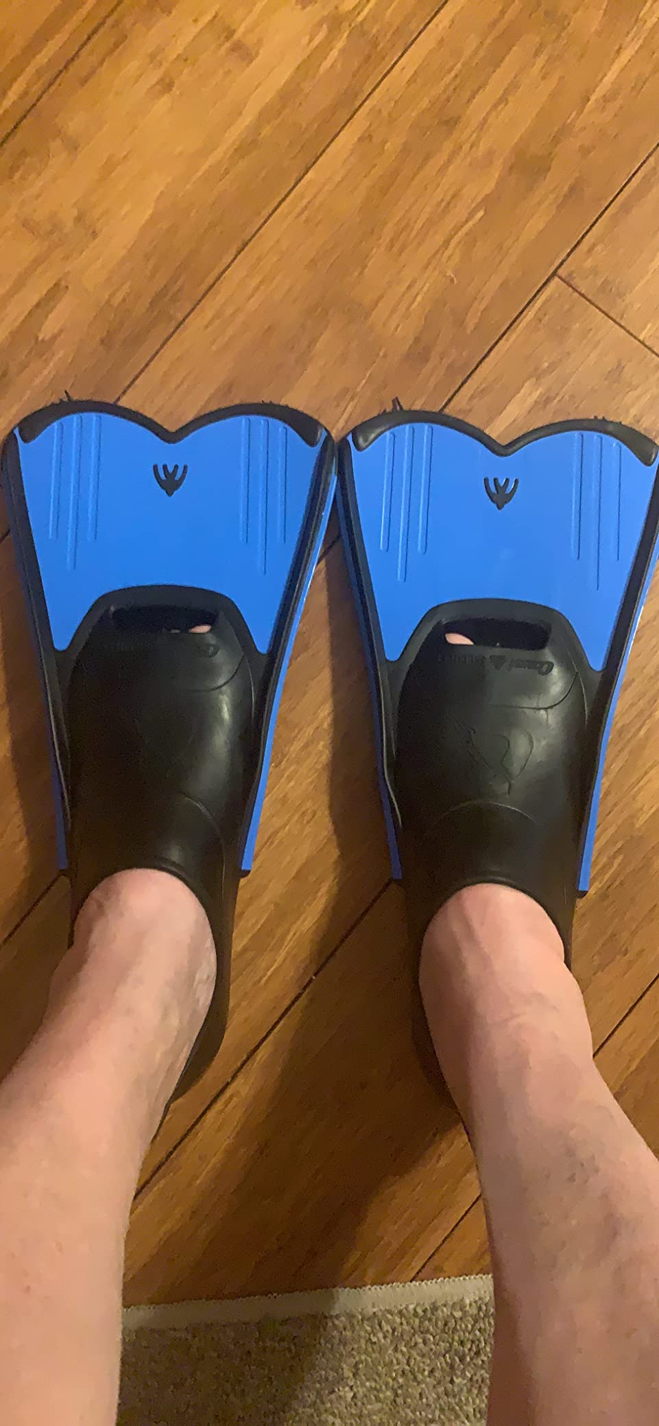 Cressi Short Full Foot Pocket Fins for Swimming or Training in the Pool and in the Sea - Light customer photo 1