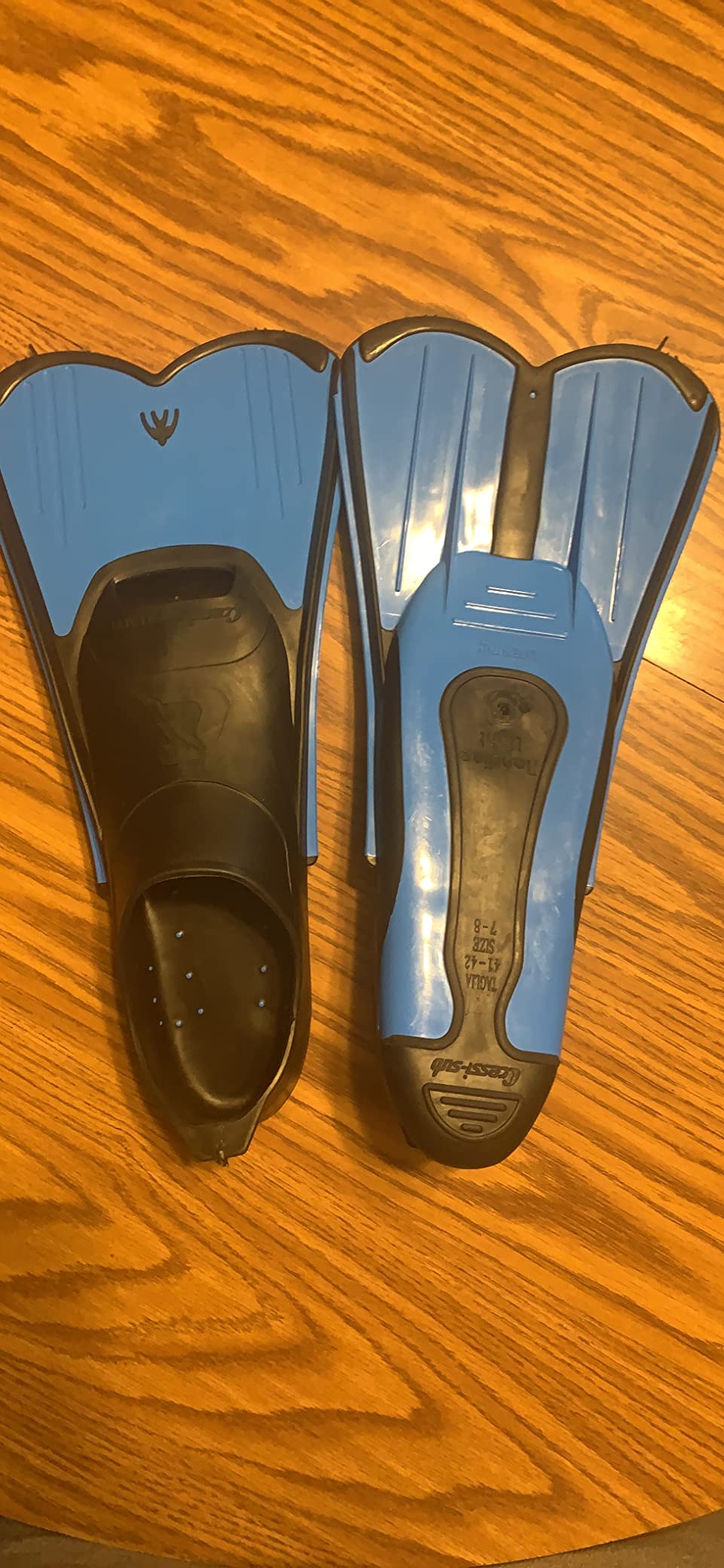 Cressi Short Full Foot Pocket Fins for Swimming or Training in the Pool and in the Sea - Light customer photo 2