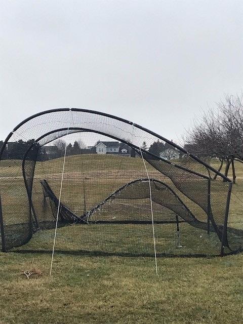 Heater Sports Xtender 24' Baseball & Softball Batting Cage Net & Frame (Machine NOT Included) - Durable Fiberglass Frame and Polyester Netting | Ideal for Batting Training for Kids, Teens, & Adults customer photo 2