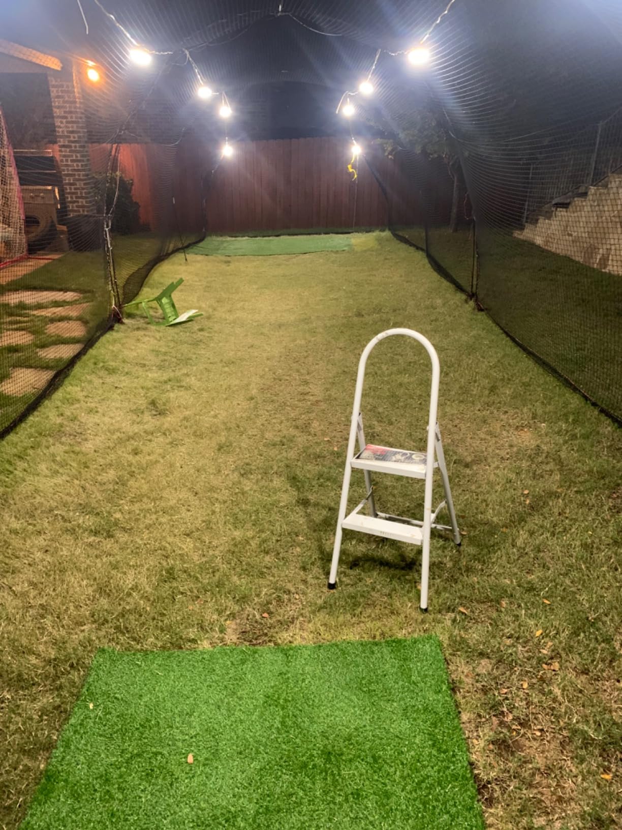 HEATER Sports PowerAlley Baseball & Softball Batting Cage Net & Frame - Heavy-Duty Net with Built-in Pitching Machine Harness for Safety (Machine Not Included) | Ideal for Batting Practice & Training customer photo 2