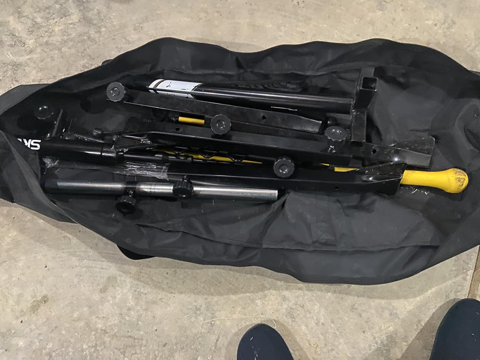 SKLZ Hurricane Baseball and Softball Swing Trainer, Adjustable Power Band System with Anti-Dent Ball Head customer photo 2