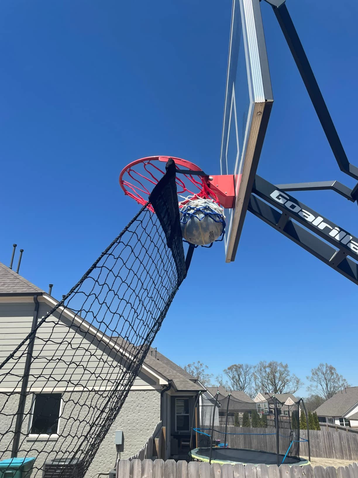 Goalrilla Basketball Hoop Return System Great for Solo Play or Free-Throw Practice and Compatible with Most In Ground Hoops, Black customer photo 2