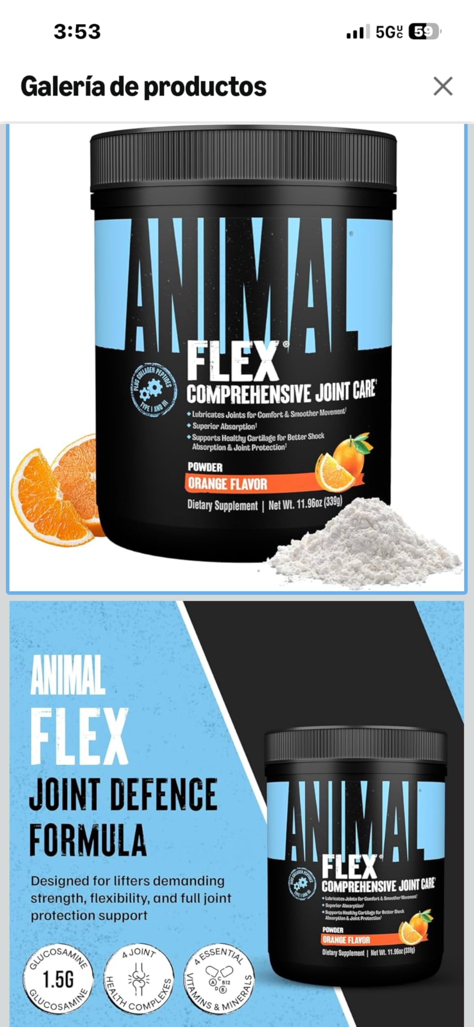 Animal Flex - Glucosamine Chondroitin Joint Supplement for Women and Men with Turmeric, MSM, Boswellia for Cartilage, Joint Health, Muscles, Back, Knees, Shoulder, and Hip, 44 Packs customer photo 2