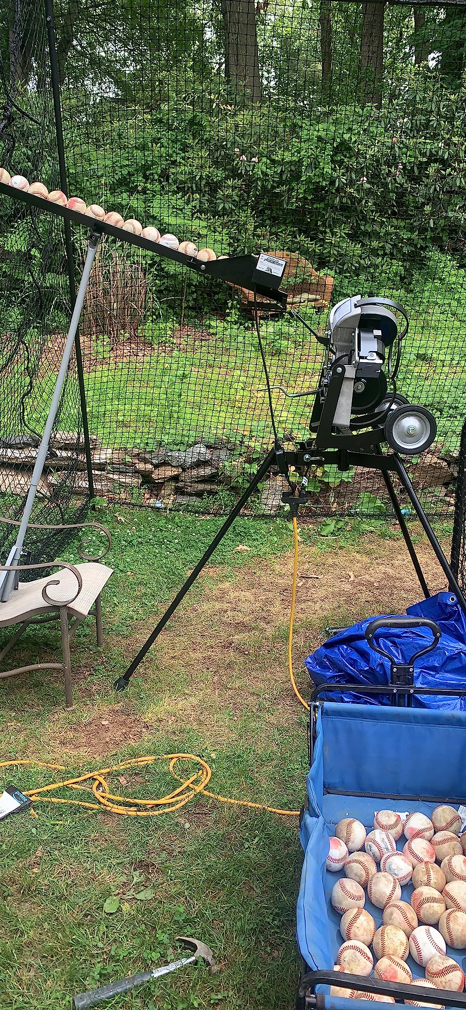 Junior Hack Attack Baseball Pitching Machine by Sports Attack customer photo 1