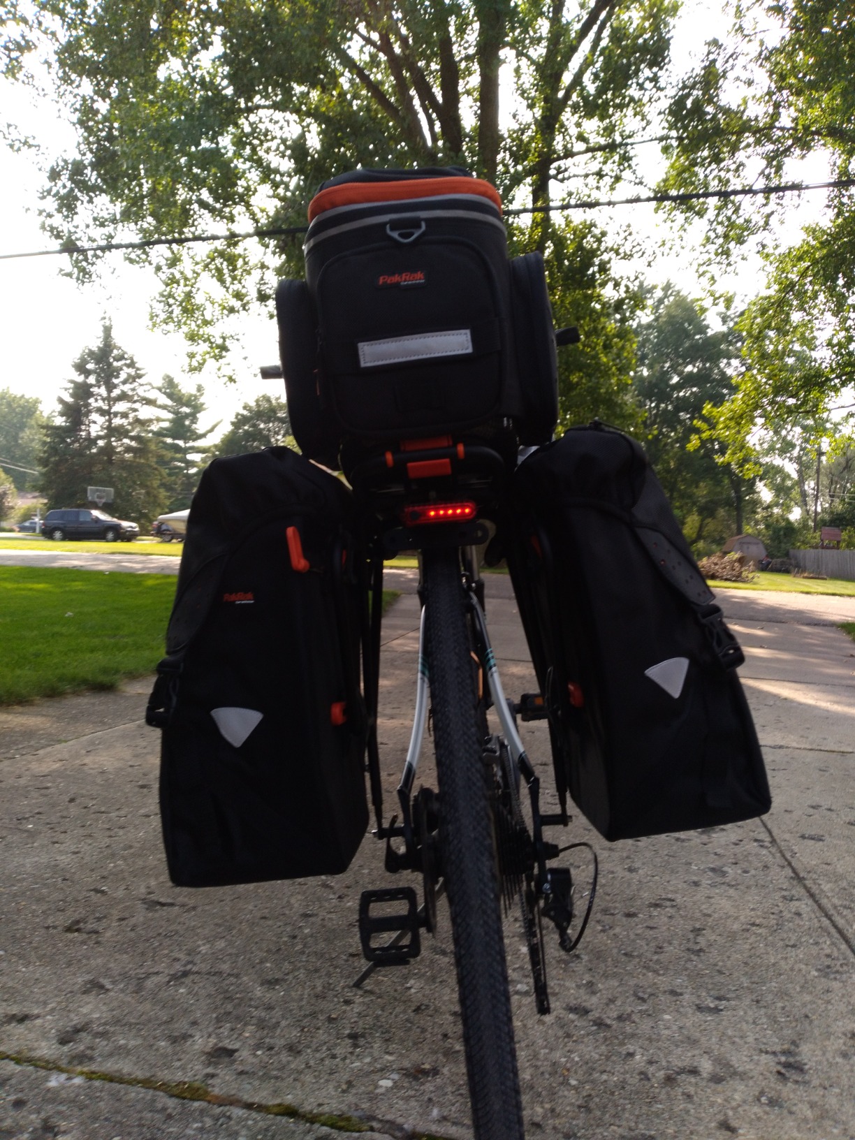 Ibera Bike Rack - Bicycle Touring Carrier Plus+ for Disc Brake/Non-Disc Brake Mount, Fat Tire Bikes, Frame-Mounted for Heavier Top & Side Loads, Height Adjustable for 26