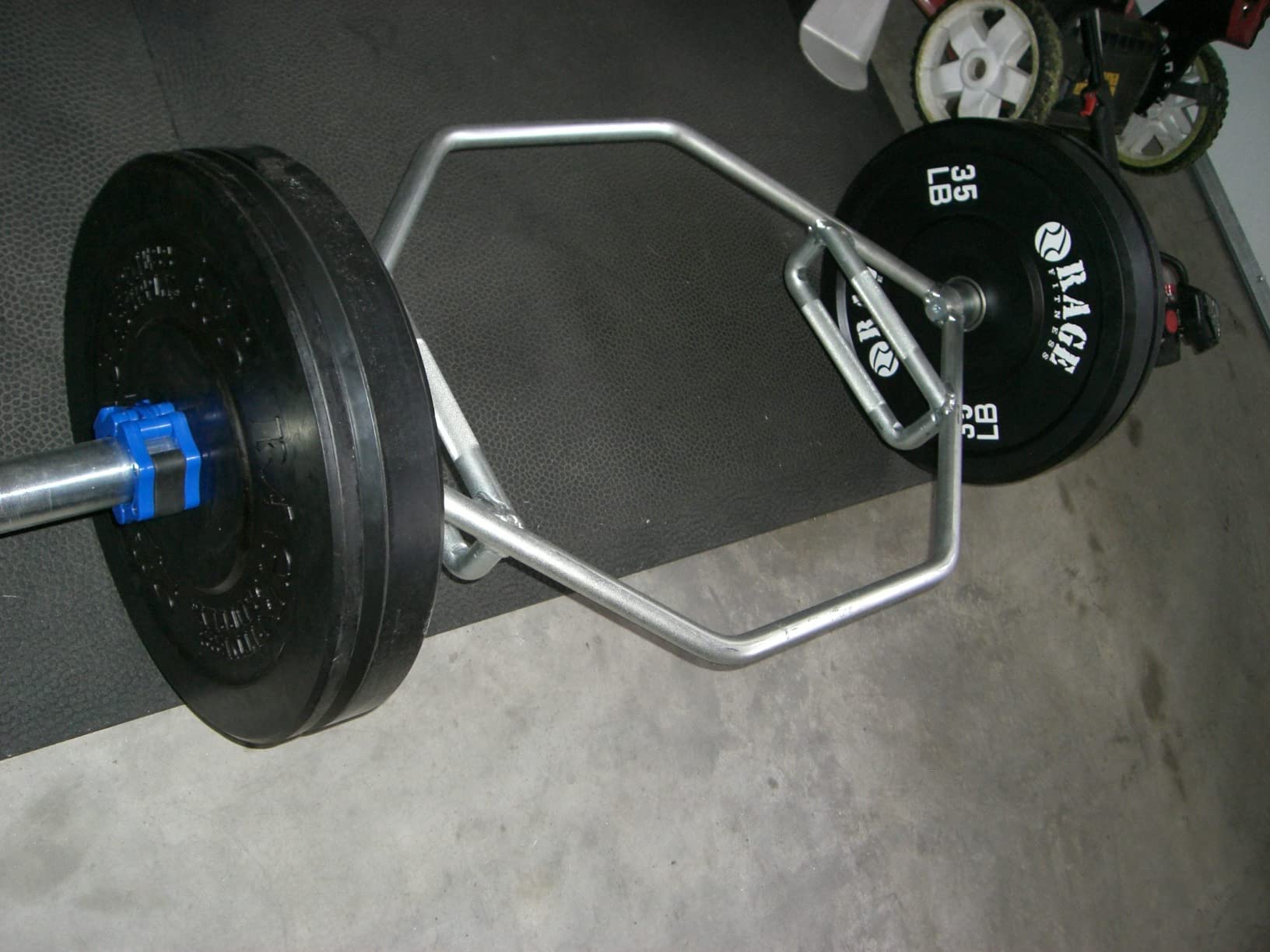 Olympic Bumper Plates - Rubber-Coated Weight Plates with Steel Insert for Strength Training customer photo 2