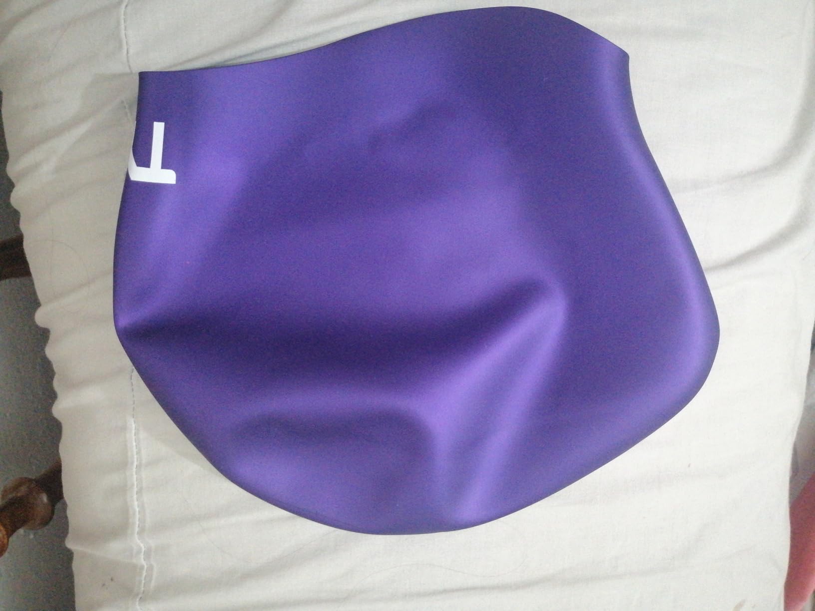 TYR Adult Silicone Long Hair Swim Cap - Wrinkle-Free, Streamlined Performance Cap for Braids & Thick Hair Protection customer photo 1