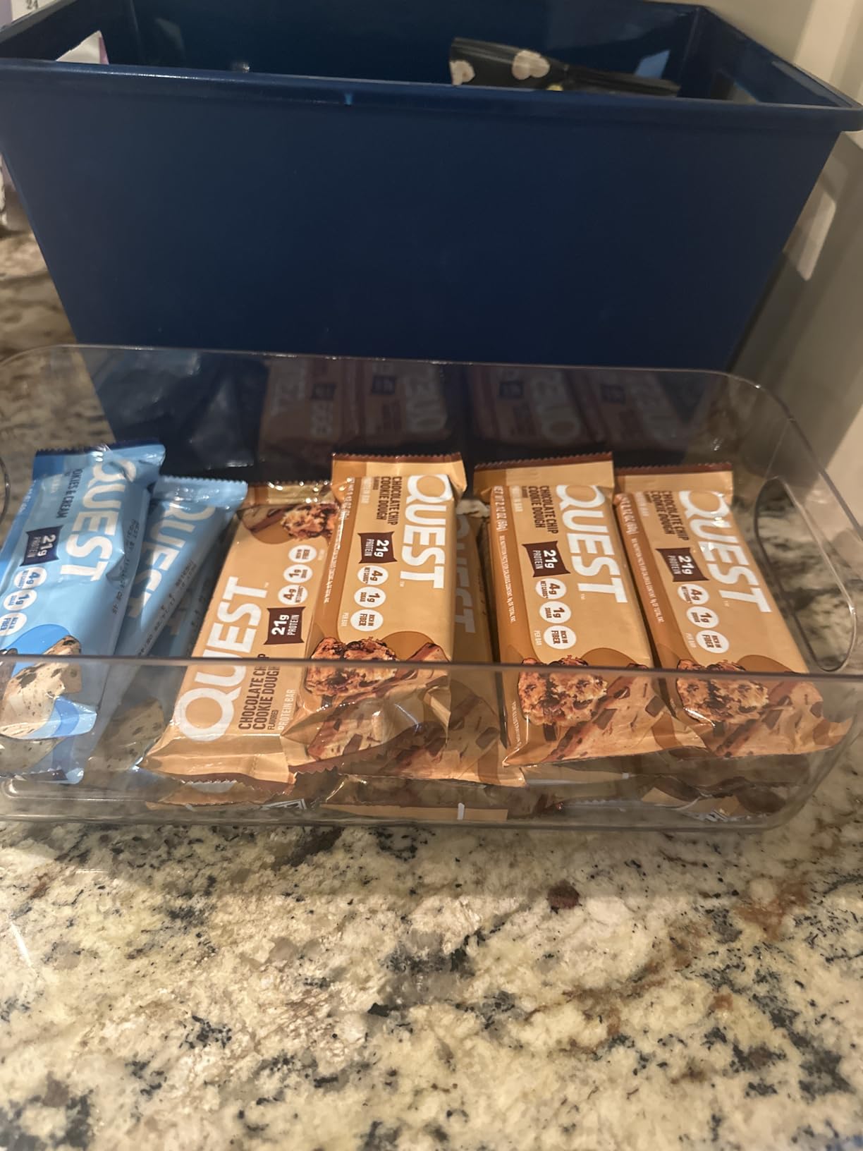 Quest Nutrition Chocolate Chip Cookie Dough Protein Bars, High Protein, Low Carb, Gluten Free, Keto Friendly, 12 Count customer photo 1
