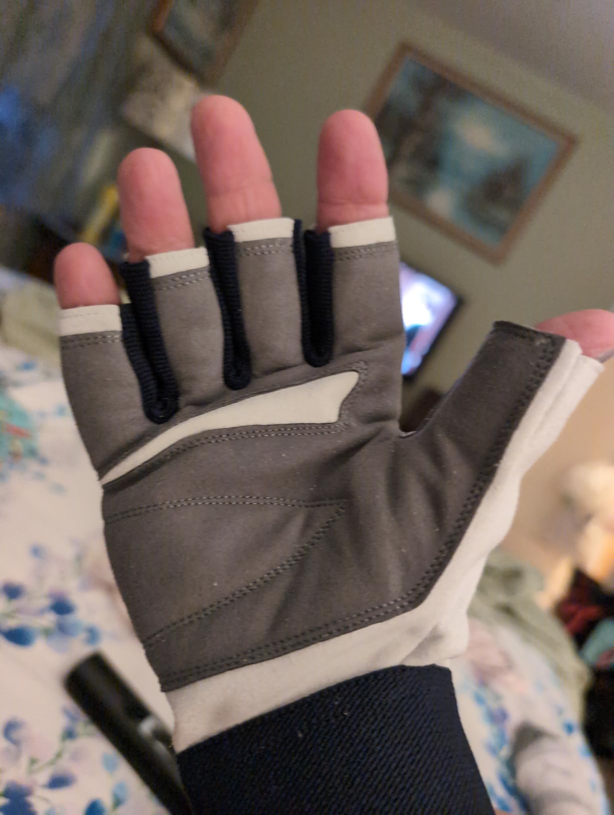 MRX Sailing Gloves for Men & Women 3/4 Finger Grip Great for Sailing, Yachting, Paddling, Kayaking, Fishing, Dinghying Water Sports customer photo 1