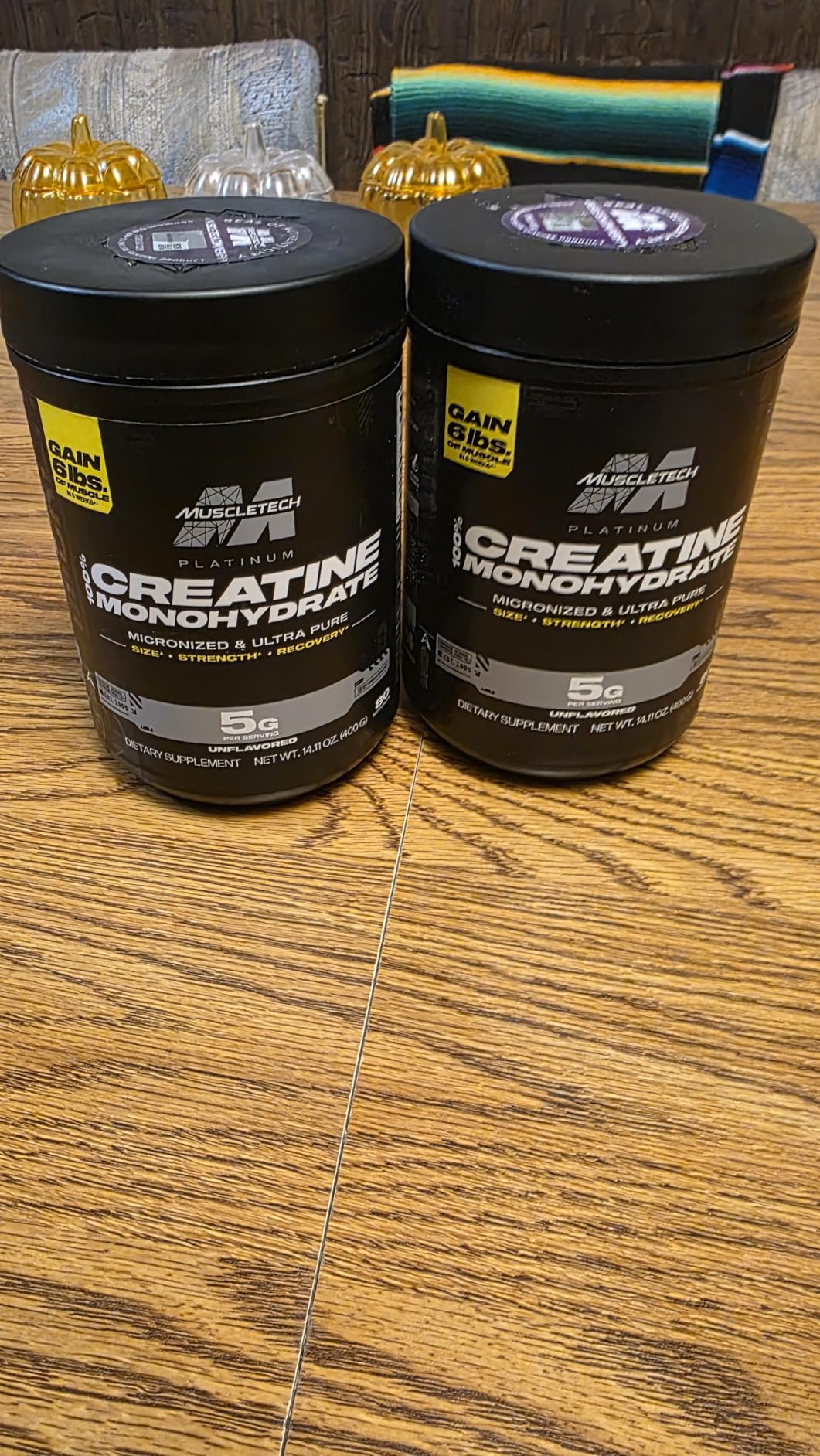 MuscleTech Creatine Monohydrate Powder, Platinum Pure - Unflavored Micronized Creatine for Men & Women - Workout Supplements for Performance, Muscle Recovery & Builder-(80 Servings) customer photo 1