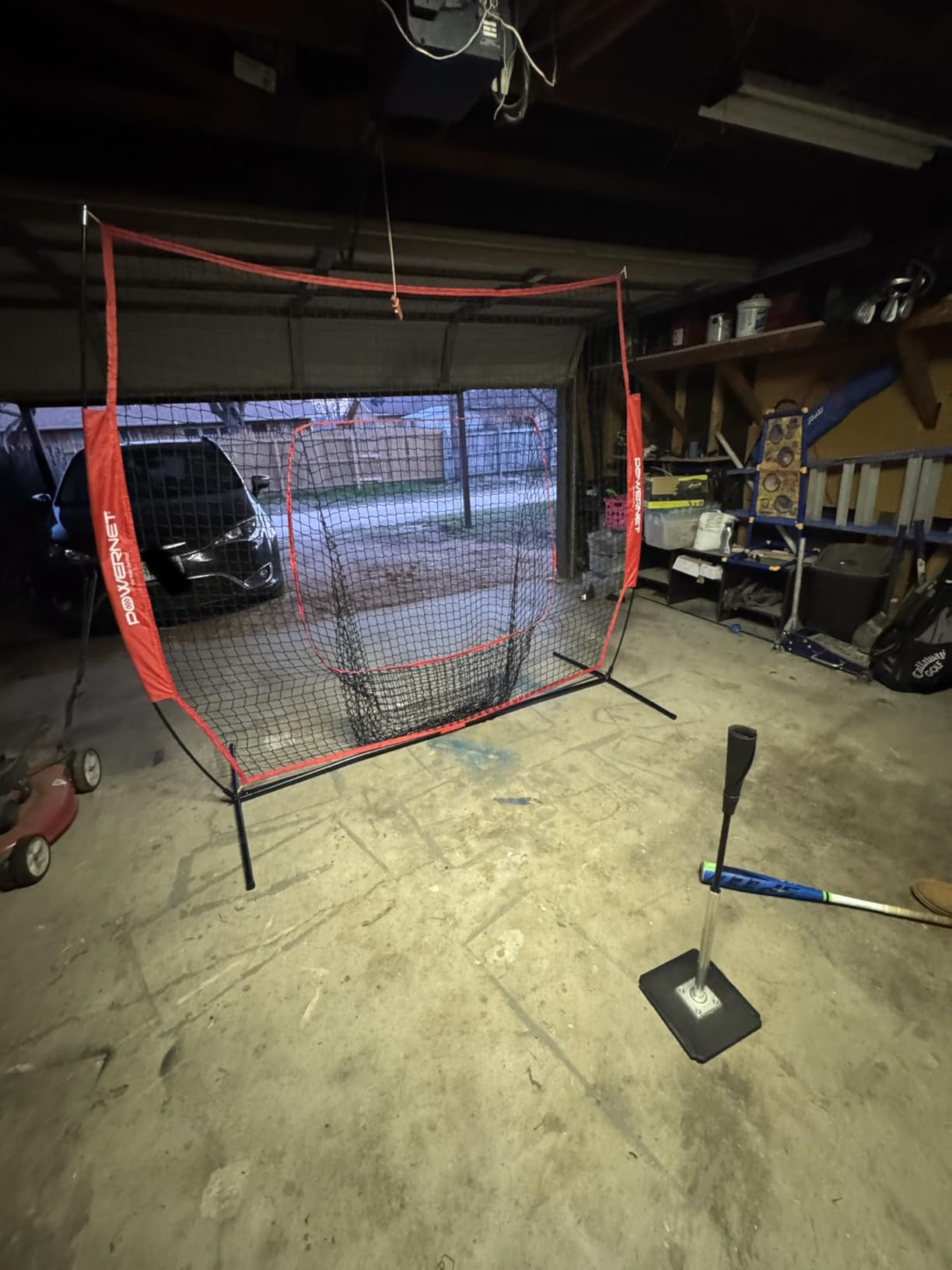 PowerNet Baseball Softball Practice Net 7x7 with Baseball Accessories for Practice Pitching, Batting & Fielding customer photo 2