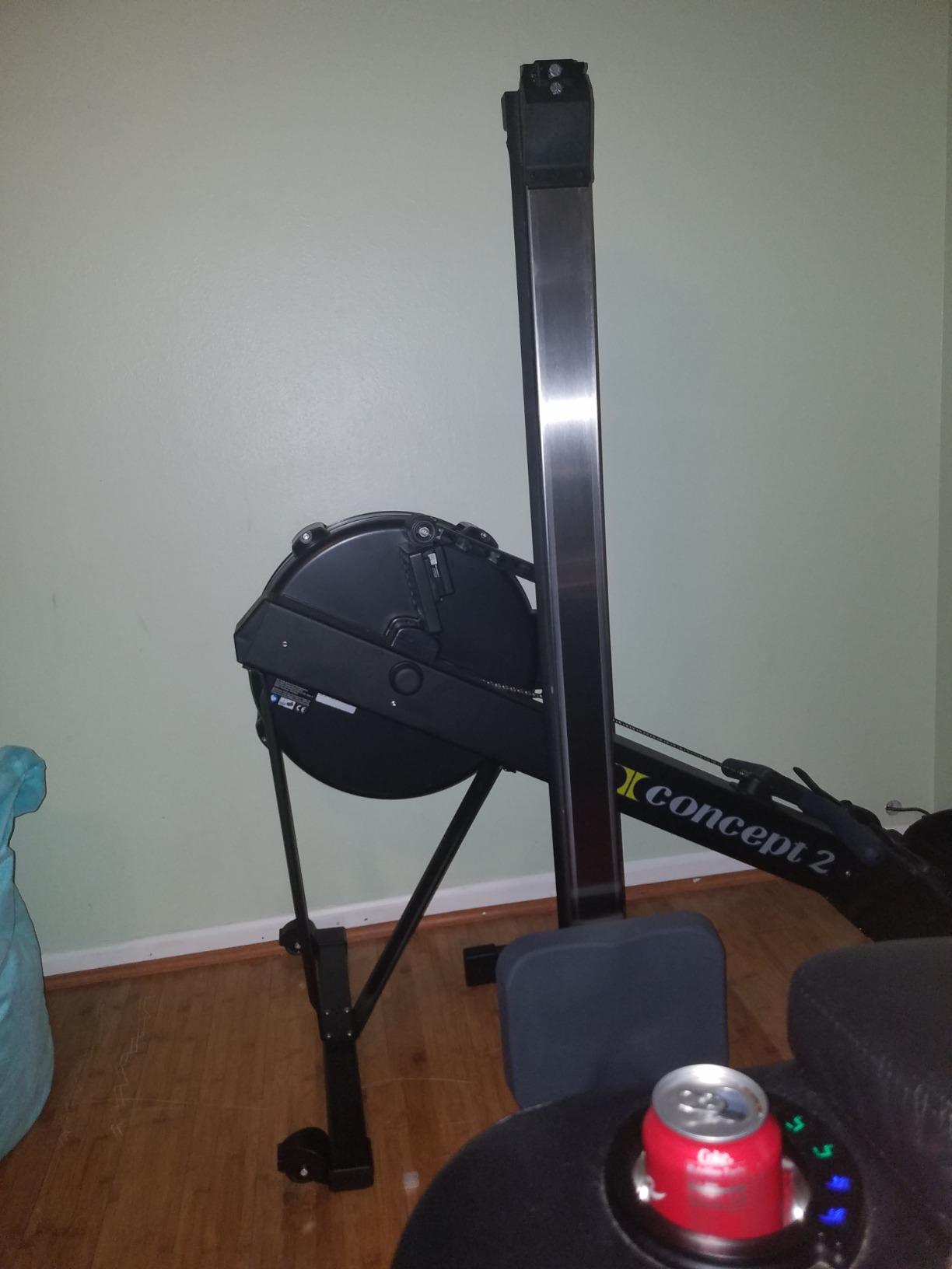 Concept2 RowErg Indoor Rowing Machine - PM5 Monitor, Device Holder, Adjustable Air Resistance, Easy Storage customer photo 1