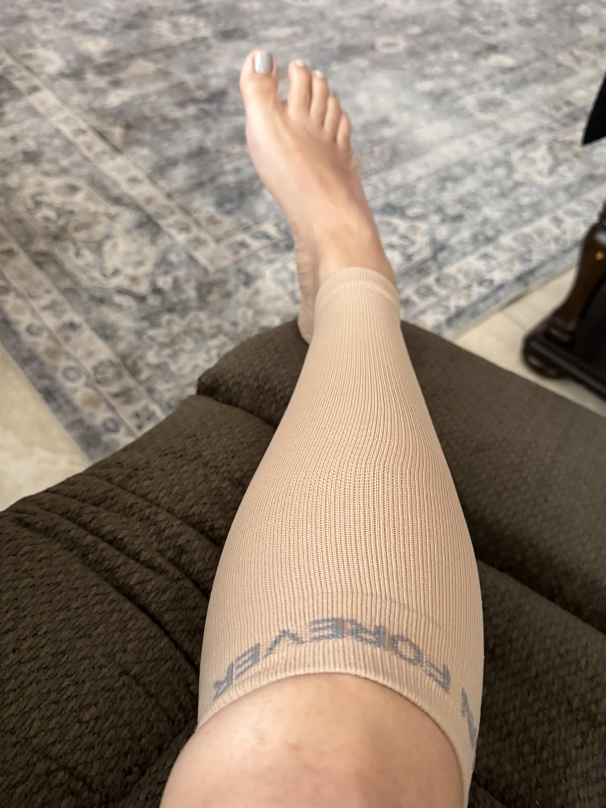 Run Forever Calf Compression Sleeves for Men and Women - Leg Compression Sleeve - Footless Compression Socks for runners customer photo 2