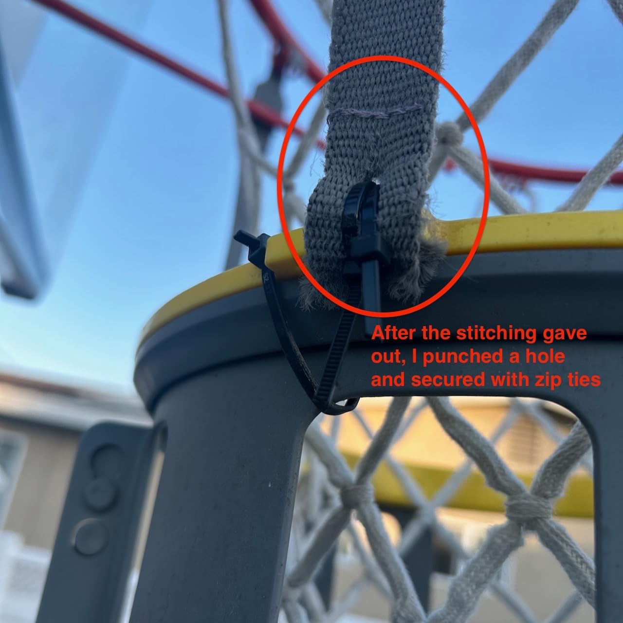 SKLZ Kick-Out Basketball Return Attachment customer photo 1