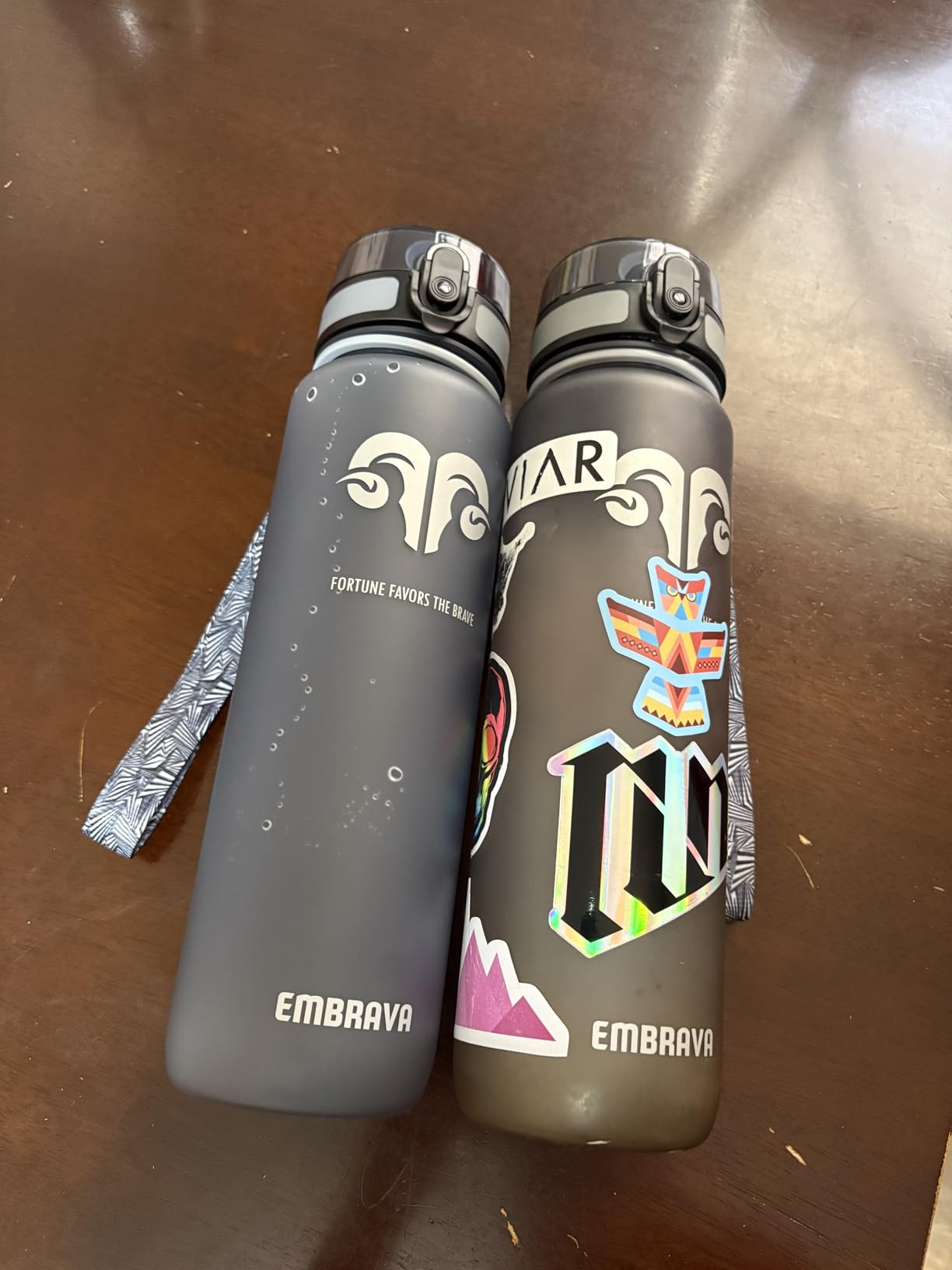 Embrava Sports Water Bottle 32oz - Fast Flow Flip Top Lid - BPA & BPS Free Leakproof Reusable - Lightweight Non-Toxic Tritan Plastic 1 Liter customer photo 2