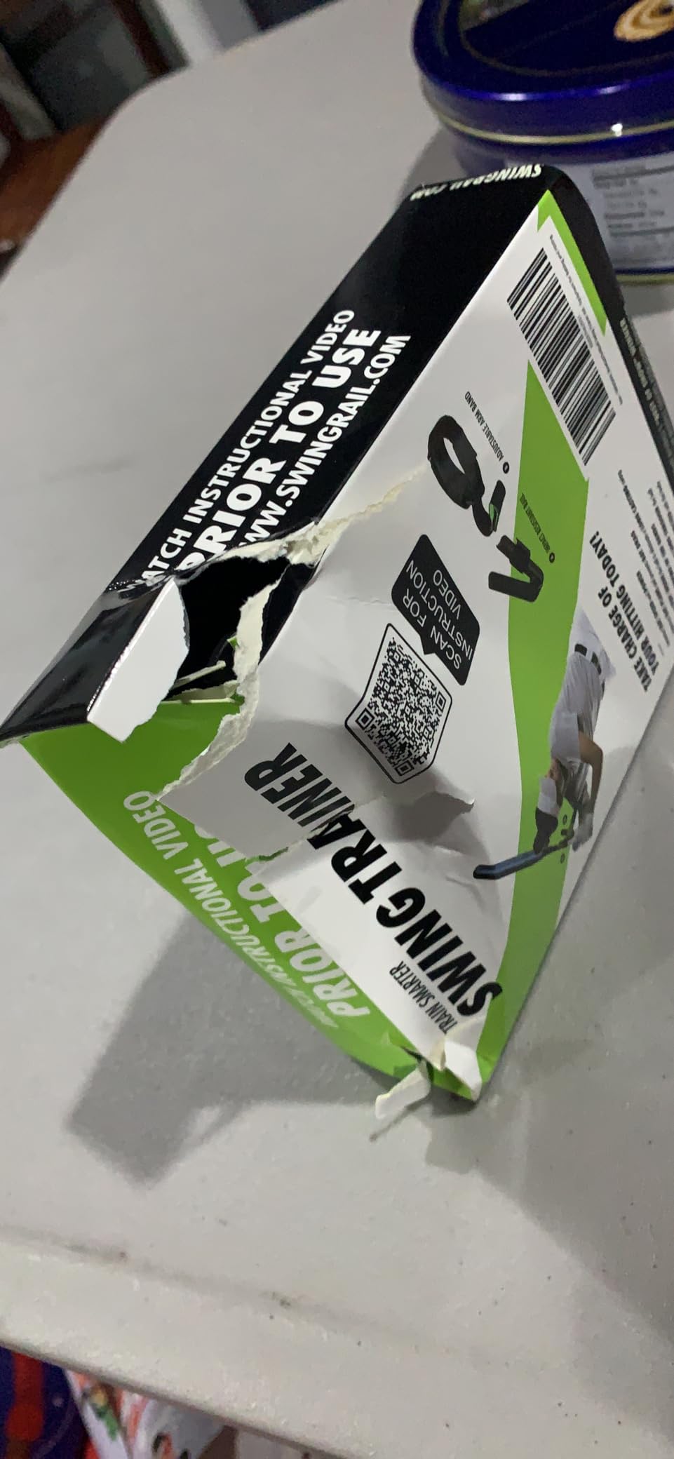 SWINGRAIL Baseball/Softball Hitting Trainer - Swing Trainer Aid for Batting & Hitting Practice customer photo 2