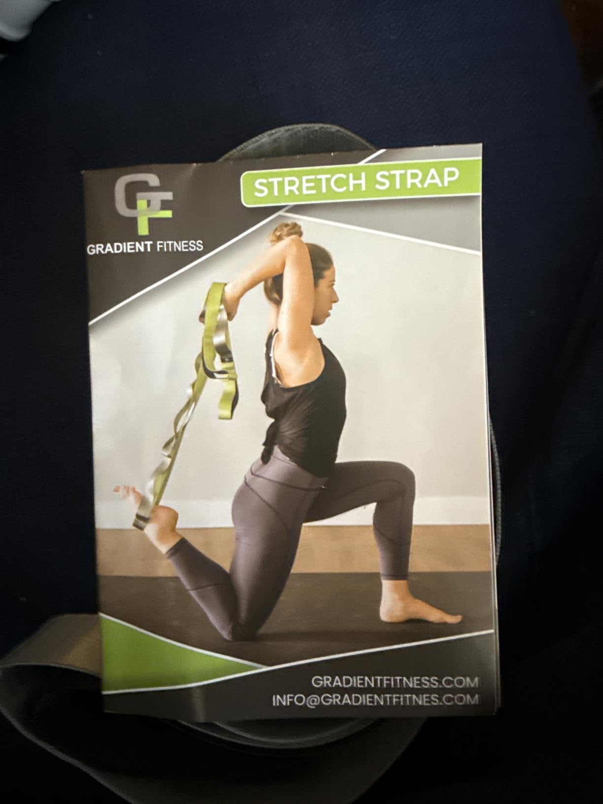 Gradient Fitness Stretching Strap for Physical Therapy, 12 Multi-Loop Stretch Strap 1.5