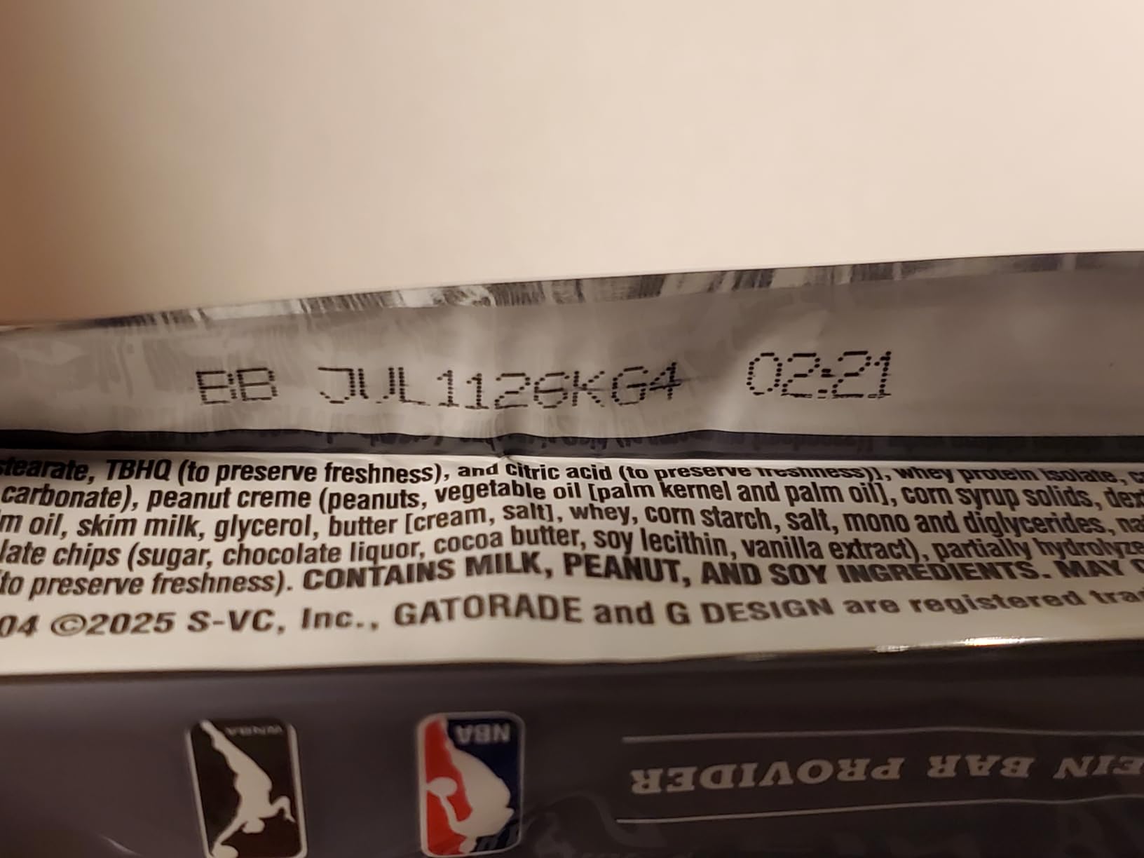 Gatorade Whey Protein Recover Bars, Peanut Butter Chocolate, 2.8 ounce bars (Pack of 12) customer photo 2