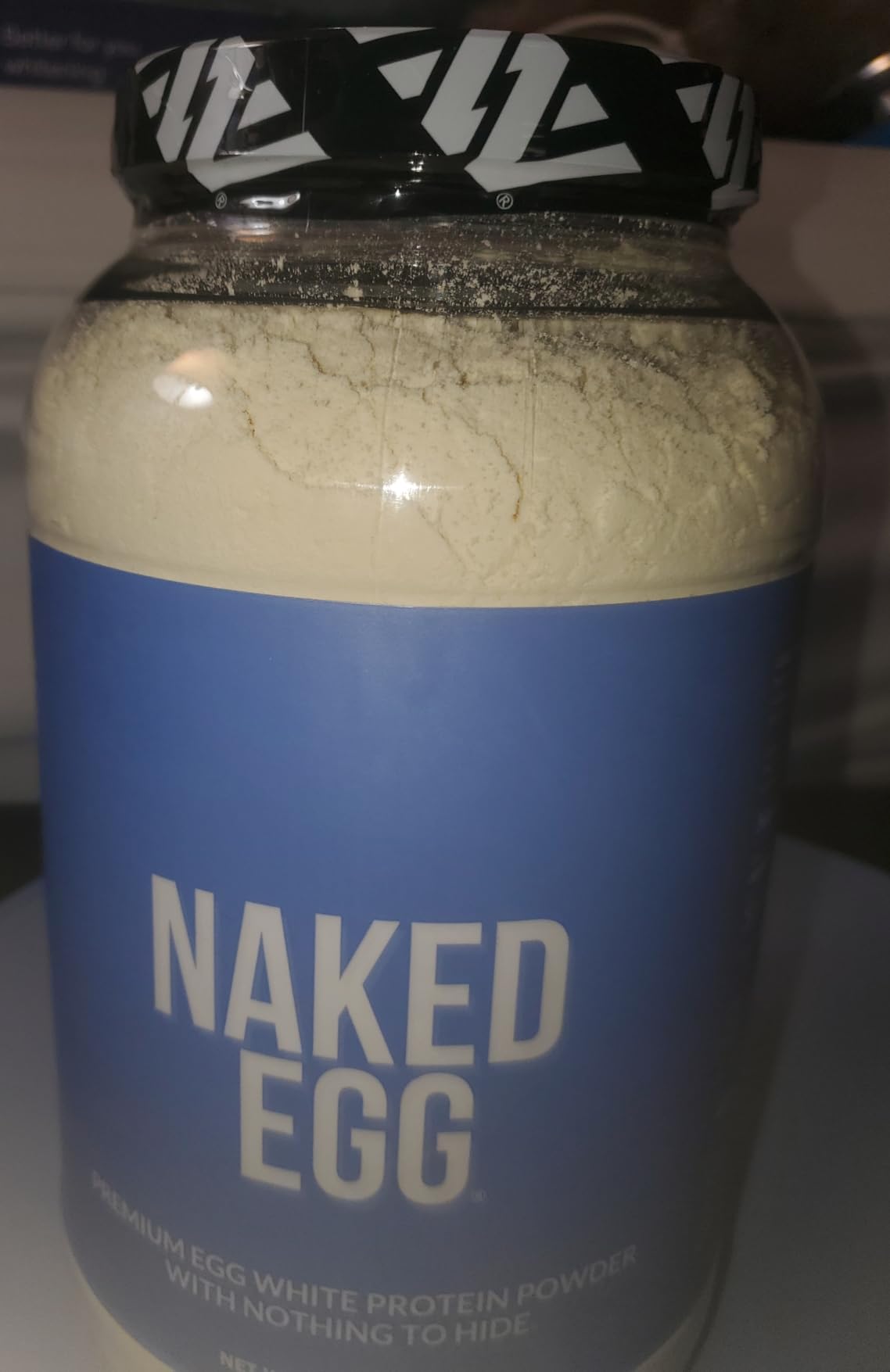 Naked 3LB Non-GMO Egg White Protein Supplement Powder, Unflavored, No Additives, Paleo, Dairy Free, Gluten Free, Soy Free - 25g Protein, 44 Servings, 3 pounds customer photo 2