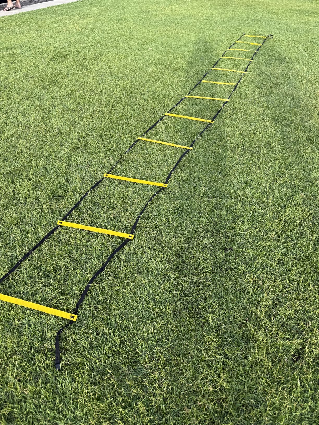 GHB Pro Agility Ladder Agility Training Ladder Speed 12 Rung 20ft with Carrying Bag customer photo 2