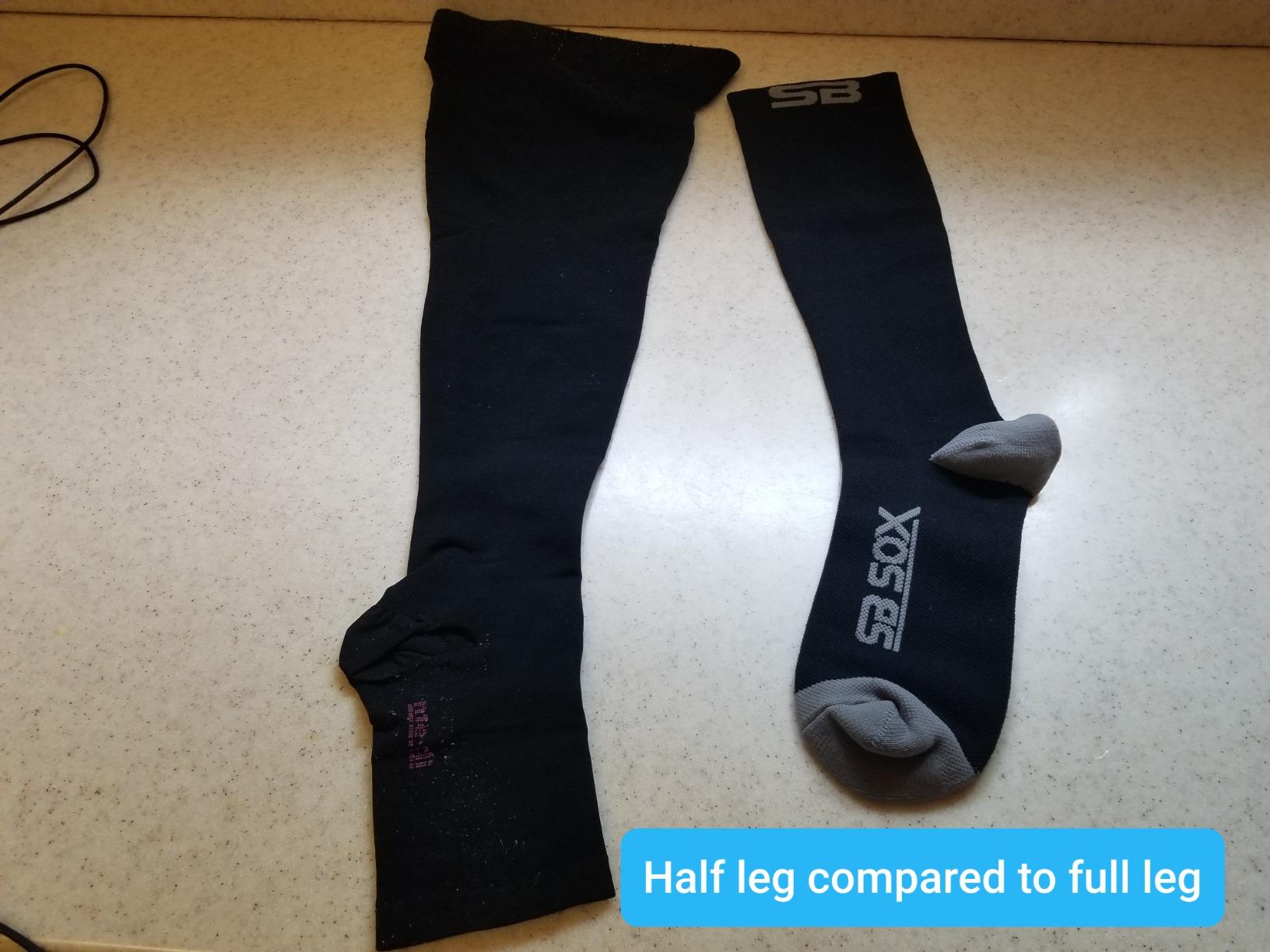 SB SOX Compression Socks for Men & Women (20-30mmHg) - Best Compression Socks for Flying, Medical, Sports, Wide Calf Fit, and Daily Wear customer photo 1