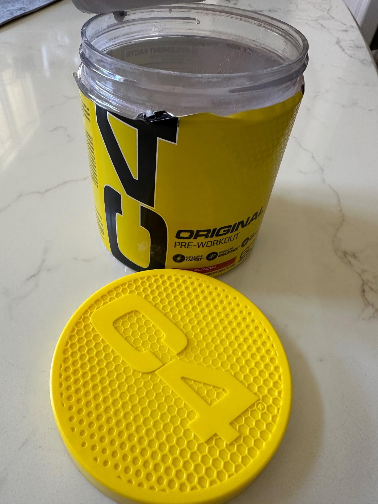Cellucor C4 Original Pre Workout Powder Fruit Punch | Vitamin C for Immune Support | Sugar Free Preworkout Energy for Men & Women | 150mg Caffeine + Beta Alanine + Creatine | 30 Servings customer photo 2