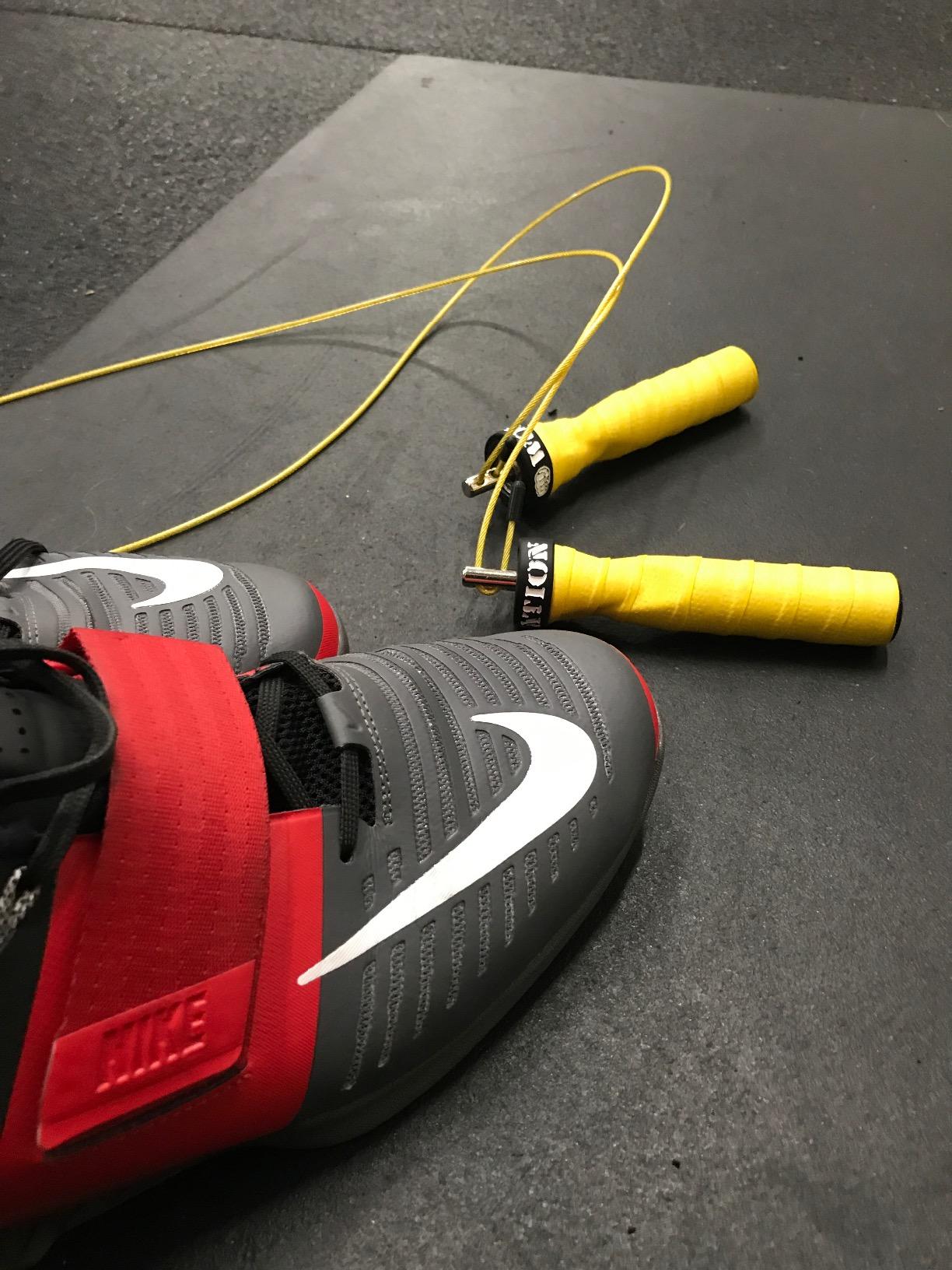 WOD Nation Attack Speed Jump Rope: Adjustable Jumping Ropes: Unique Two Cable Skipping Workout System: One Thick and One Light 11 Foot Cable: Perfect for Double Unders: Men and Women customer photo 2