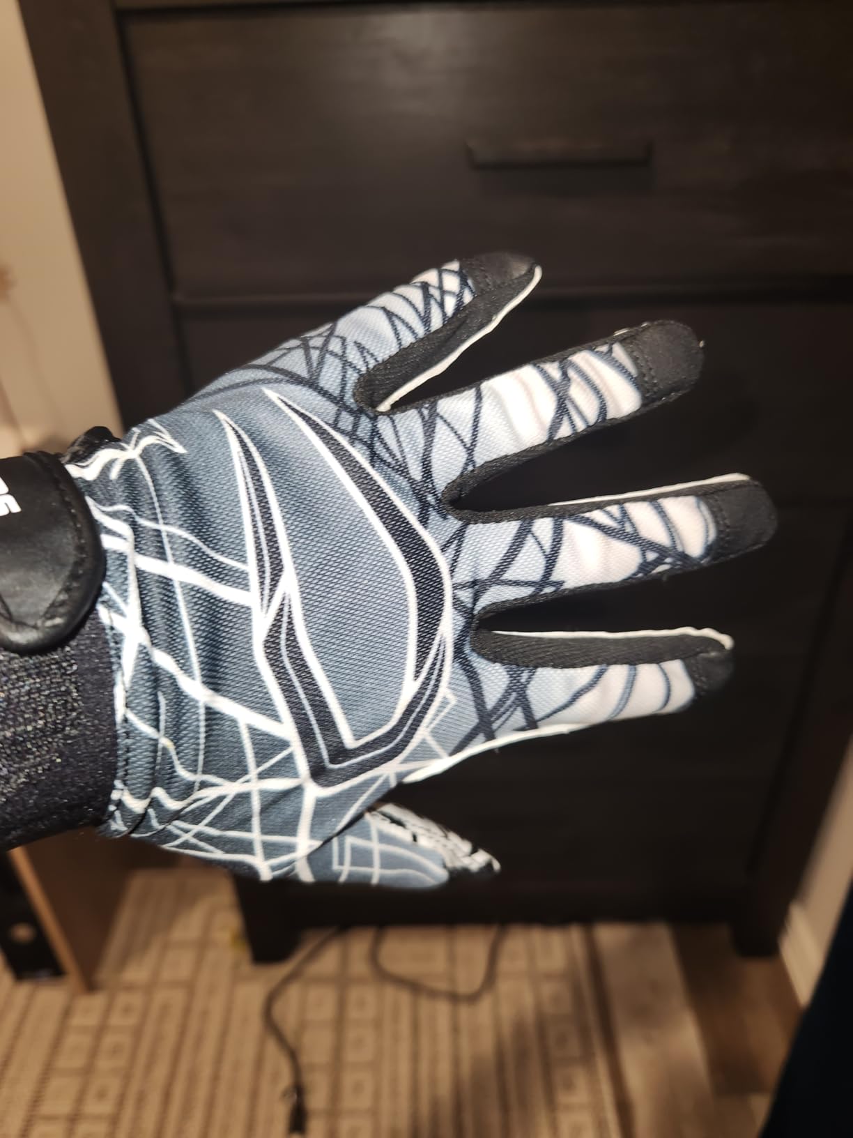 Cutters Football Gloves - Game Day Football Receiver Gloves with High Tack Silicone Grip, Superior Support and Protection customer photo 1