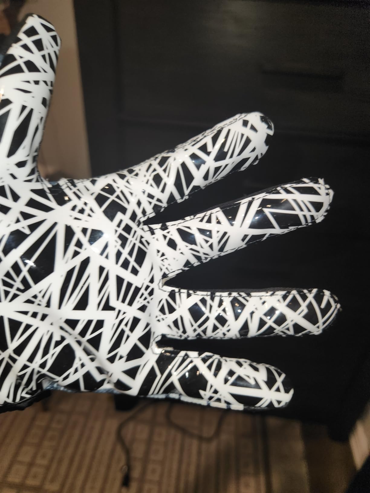 Cutters Football Gloves - Game Day Football Receiver Gloves with High Tack Silicone Grip, Superior Support and Protection customer photo 2