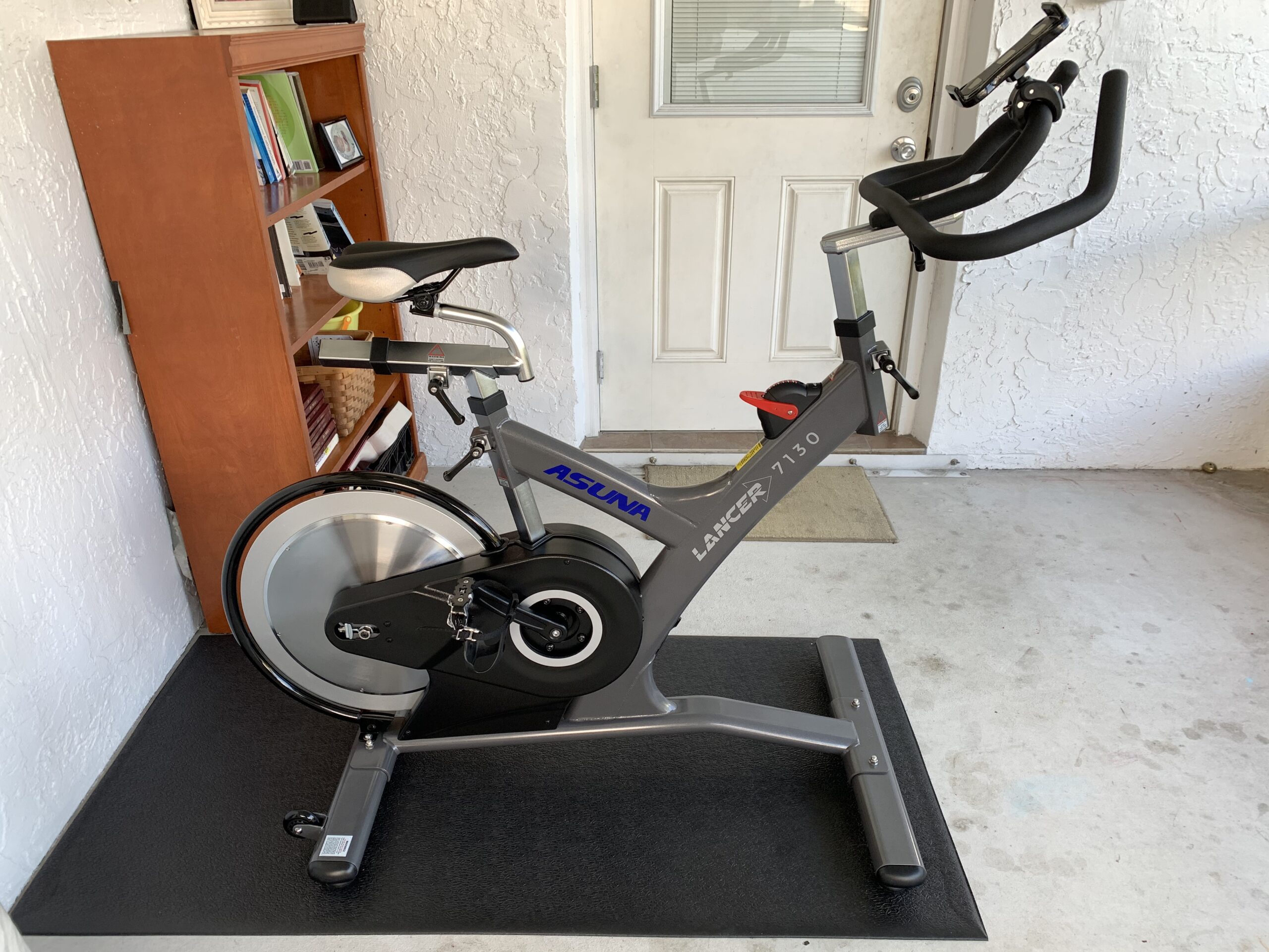 Sunny Health & Fitness Premium ASUNA Indoor Stationary Exercise Bike, Indoor Cycling Equipment w/Step-less Magnetic Resistance Plus Adjustable Handlebar & Seat, Home Cardio Training Machine for Adult customer photo 2