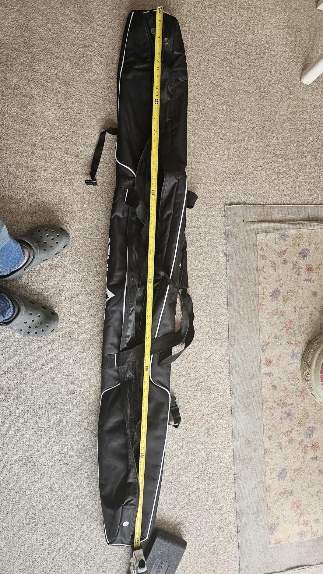 Athletico Diamond Trail Padded Ski Bag - Single Ski Travel Bag to Transport Skis customer photo 2