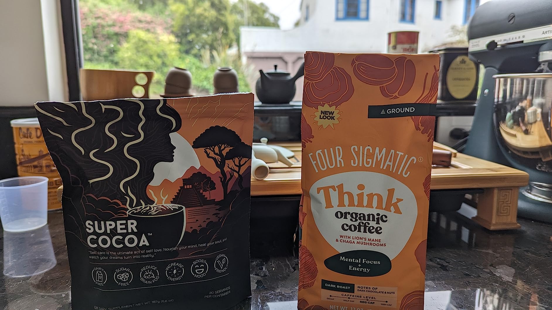 Four Sigmatic Organic Focus Mushroom Ground Coffee | Dark Roast, Organic Coffee with Lion's Mane & Chaga Mushroom for Mental Clarity & Energy Support | 12oz Bag customer photo 1