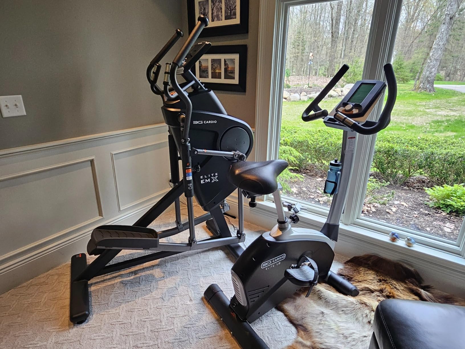 3G Cardio Elite UB Upright Bike - Commercial Grade - Compact Footprint - Ultra Comfortable Seat - Magnetic Resistance - 350 lbs Capacity customer photo 1