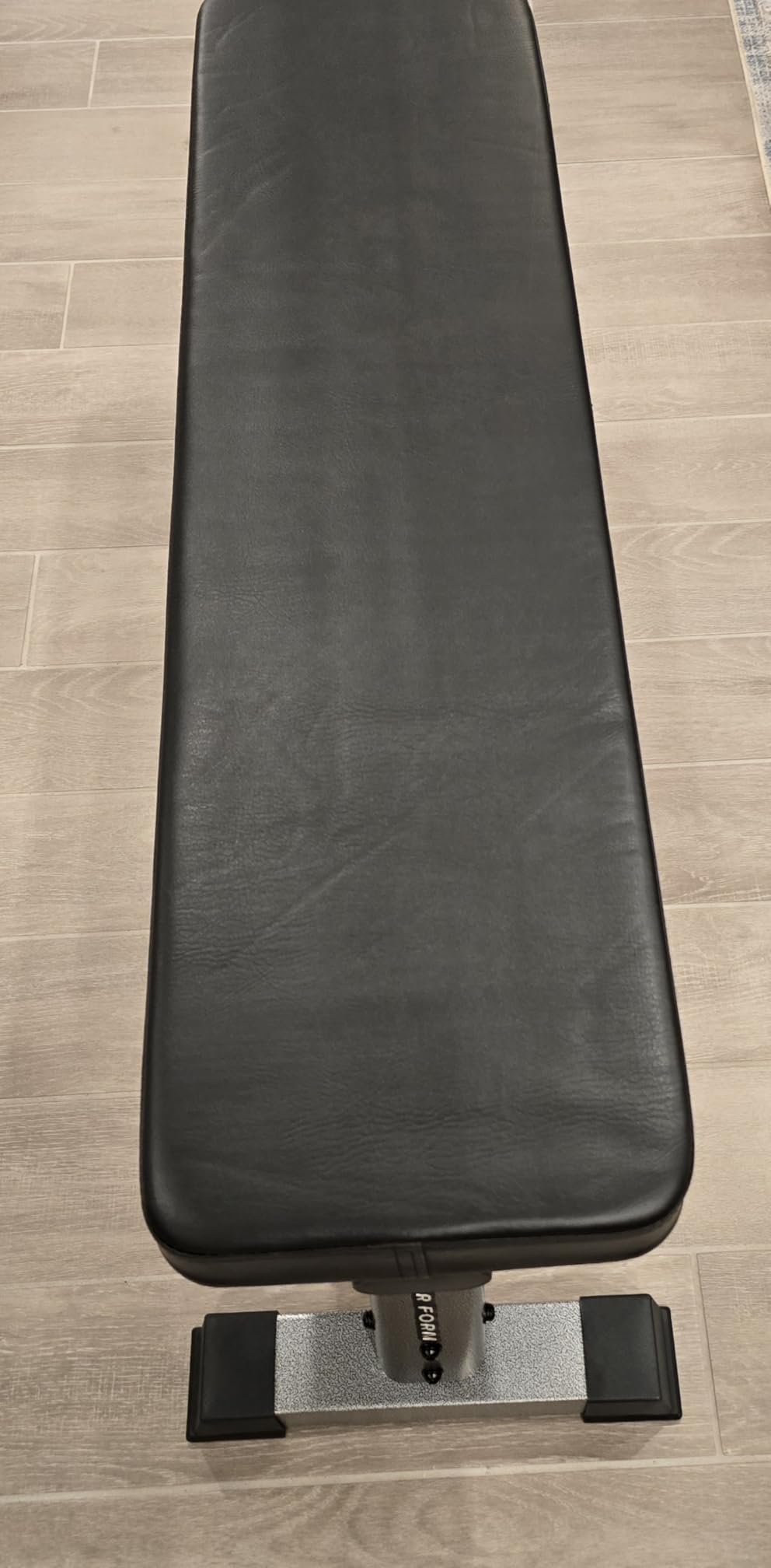 Finer Form Gym Quality Foldable Flat Bench for Multi-Purpose Weight Training and Ab Exercises - Free PDF Workout Chart Included customer photo 1