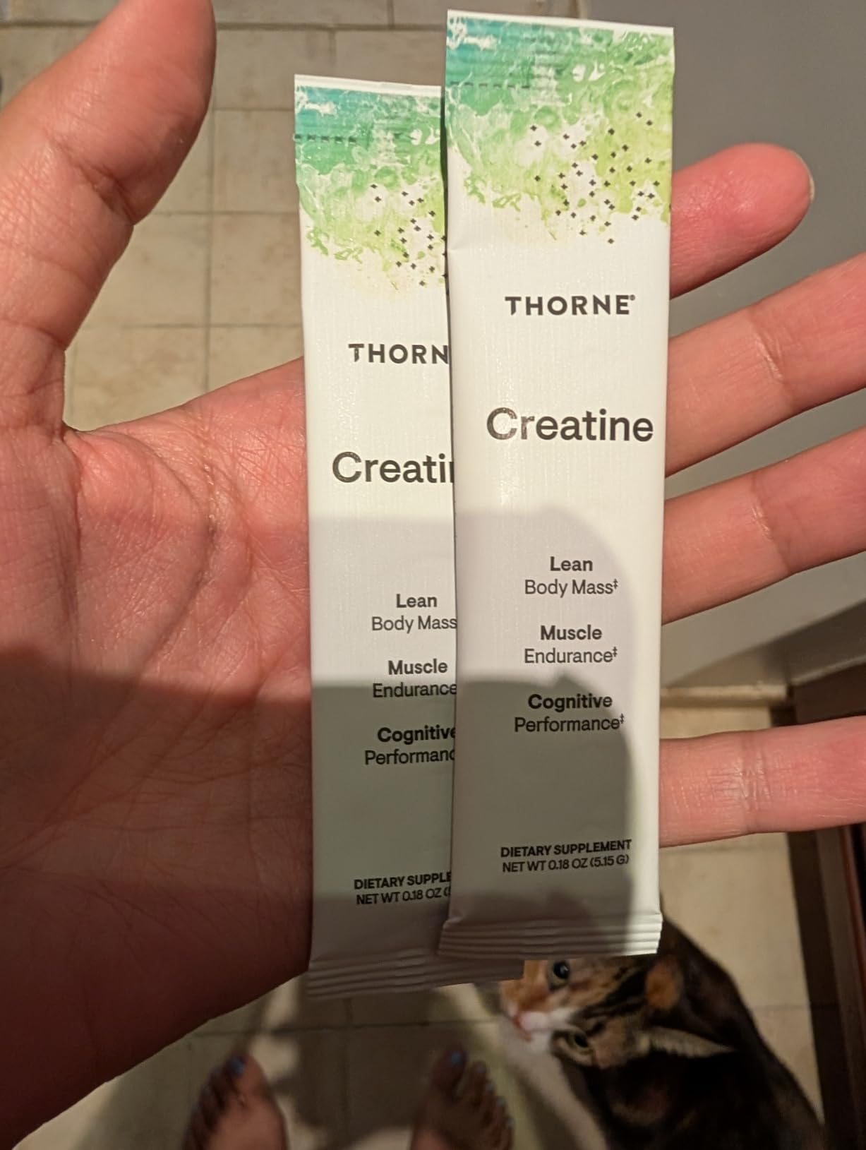 THORNE Creatine - Micronized Creatine Monohydrate Powder - Support for Muscles & Cognitive Function - for Women & Men - Unflavored - NSF Certified for Sport - 5 g per Serving - 90 Servings customer photo 2