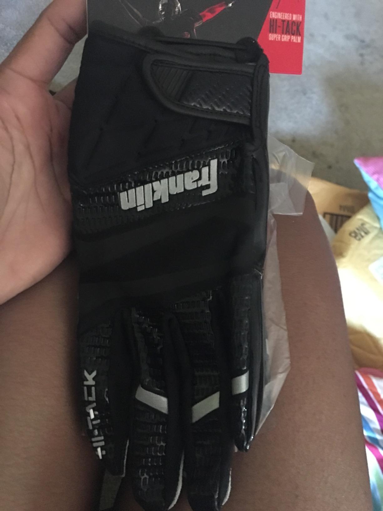 Franklin Sports Football Receiver Gloves - Adult and Youth Football Receiver Gloves customer photo 1