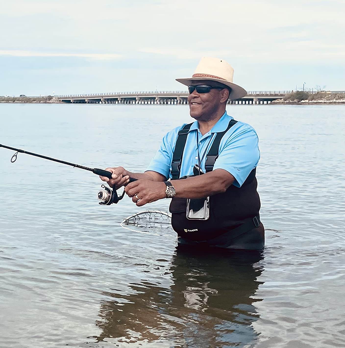TIDEWE Neoprene Waders, Cleated Bootfoot Men Chest Waders, Waterproof Fishing & Hunting Neoprene Chest Waders customer photo 2